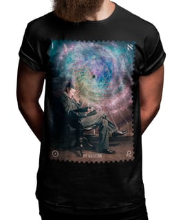 Camiseta Prime Printfull Tesla the magician