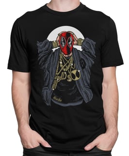 Camiseta Printfull Deadpool Gangsta