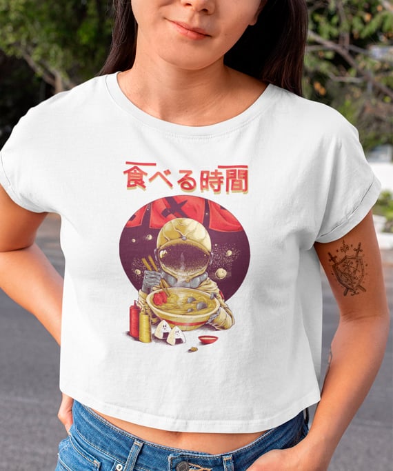 Cropped Printfull Eat Time