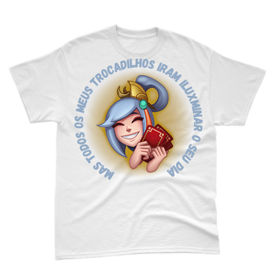 Camiseta Lux - Mas todos os meus trocadilhos iram iluminar o seu dia