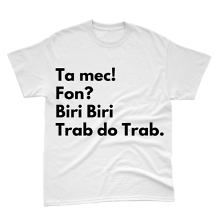Camiseta Branca Gírias Streamers 
