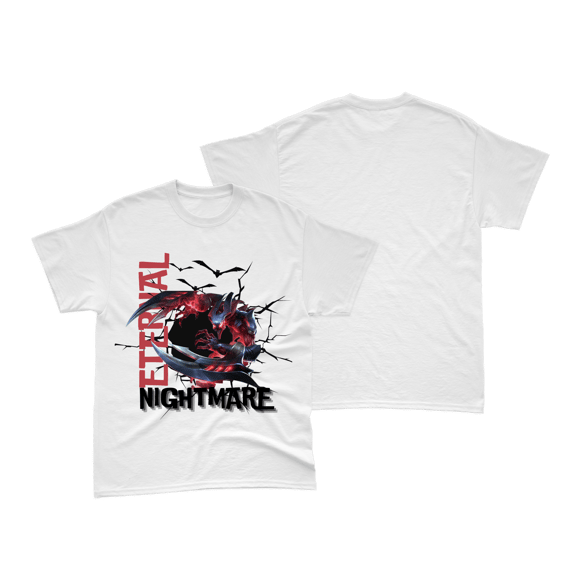 Camiseta Branca Nocturne Eternal Nightmare 