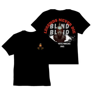 Nome do produto Camiseta Lee Sin Preta - Legends never die