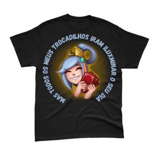 Nome do produto Camiseta Lux - Mas todos os meus trocadilhos iram iluminar o seu dia