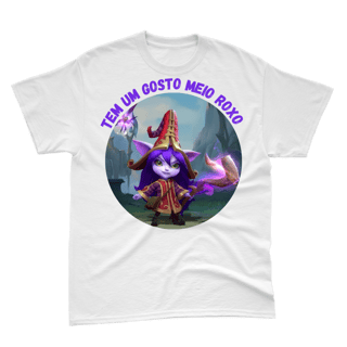 Nome do produto Camiseta Lulu - Tem um gosto meio roxo