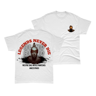 Camiseta Lee Sin Branca - Legends never die