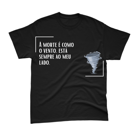 Camiseta Yasuo - A morte é como o vento, está sempre ao meu lado