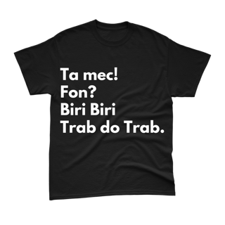 Camiseta Preta Gírias Streamers 