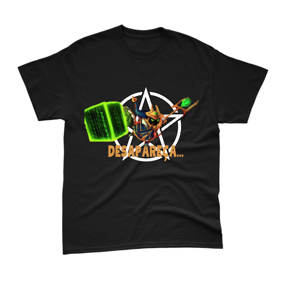 Camiseta Veigar Desapareça Preta