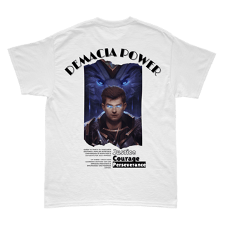Nome do produto Camiseta Garen Demacia Power Branca