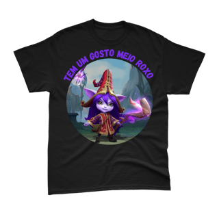 Nome do produto Camiseta Lulu - Tem um gosto meio roxo