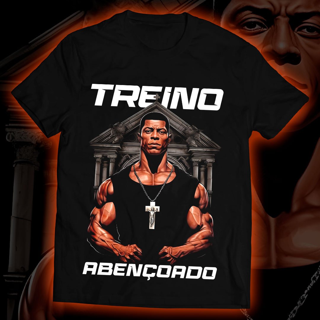 Nome do produto: Camiseta - Treino Abençoado