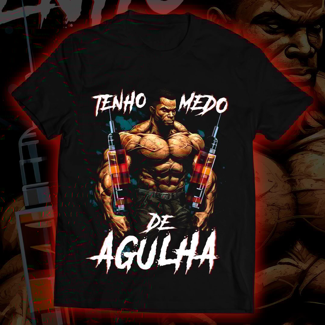 Nome do produto: Camiseta - Tenho Medo de Agulha