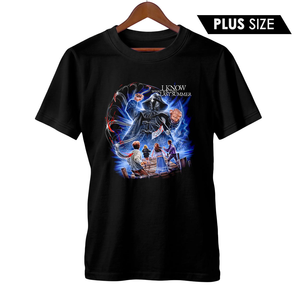 Camiseta Plus Size Eu Sei O Que Vocês Fizeram no Verão Passado | Filme de Terror