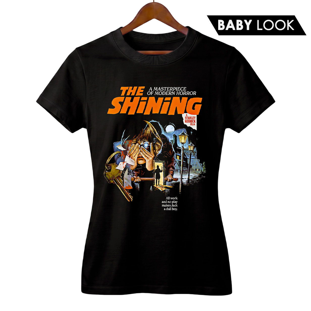Baby Look Feminina O iluminado | As Chaves do Medo | Filme de Terror
