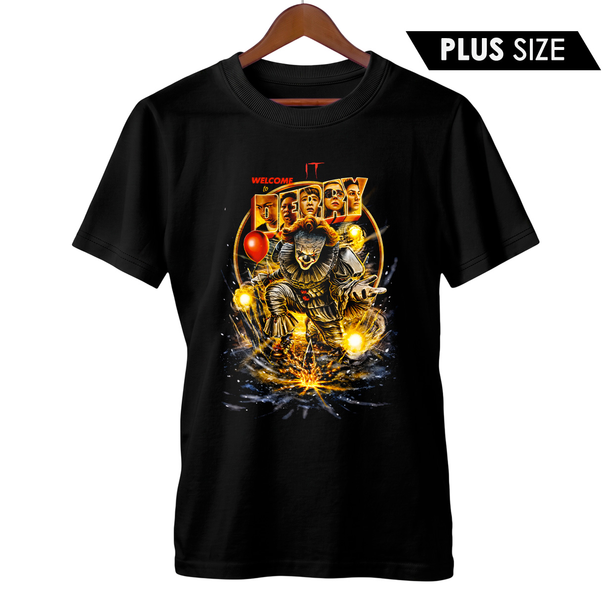 Camiseta Plus Size It Bem-Vindos a Derry | Pennywise | Série de Terror
