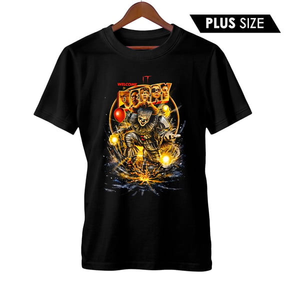 Camiseta Plus Size It Bem-Vindos a Derry | Pennywise | Série de Terror