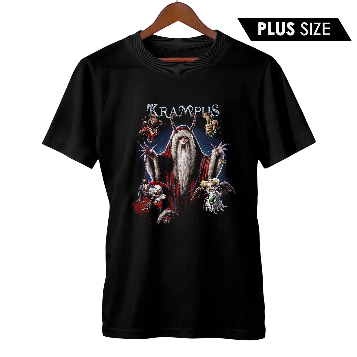 Camiseta Plus Size Krampus | O Demônio do Natal | Filme de Terror