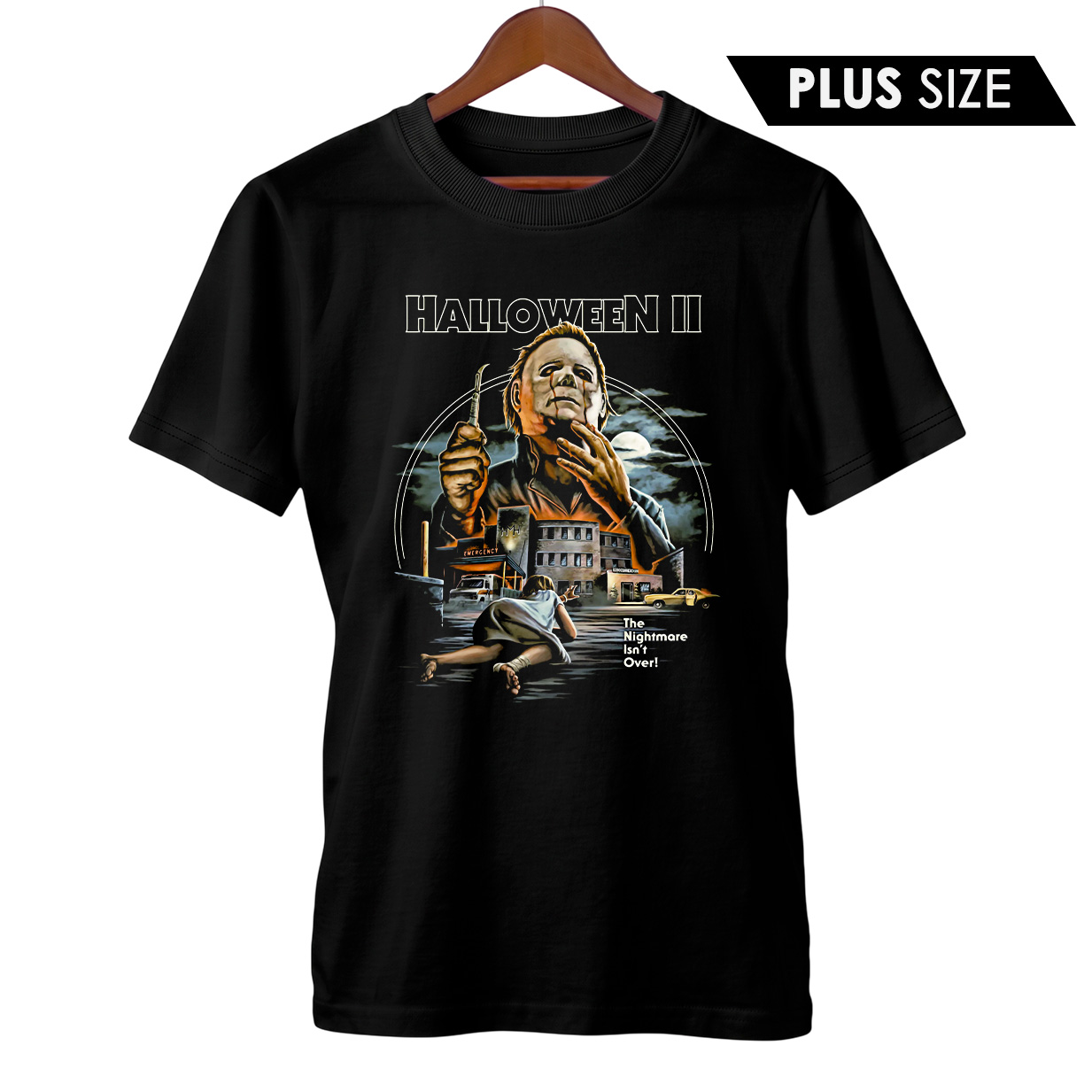 Camiseta Plus Size Halloween 2 | O Pesadelo Continua | Filme de Terror