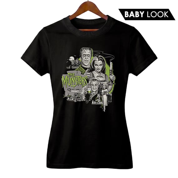 Baby Look Feminina Os Monstros | Série de Terror