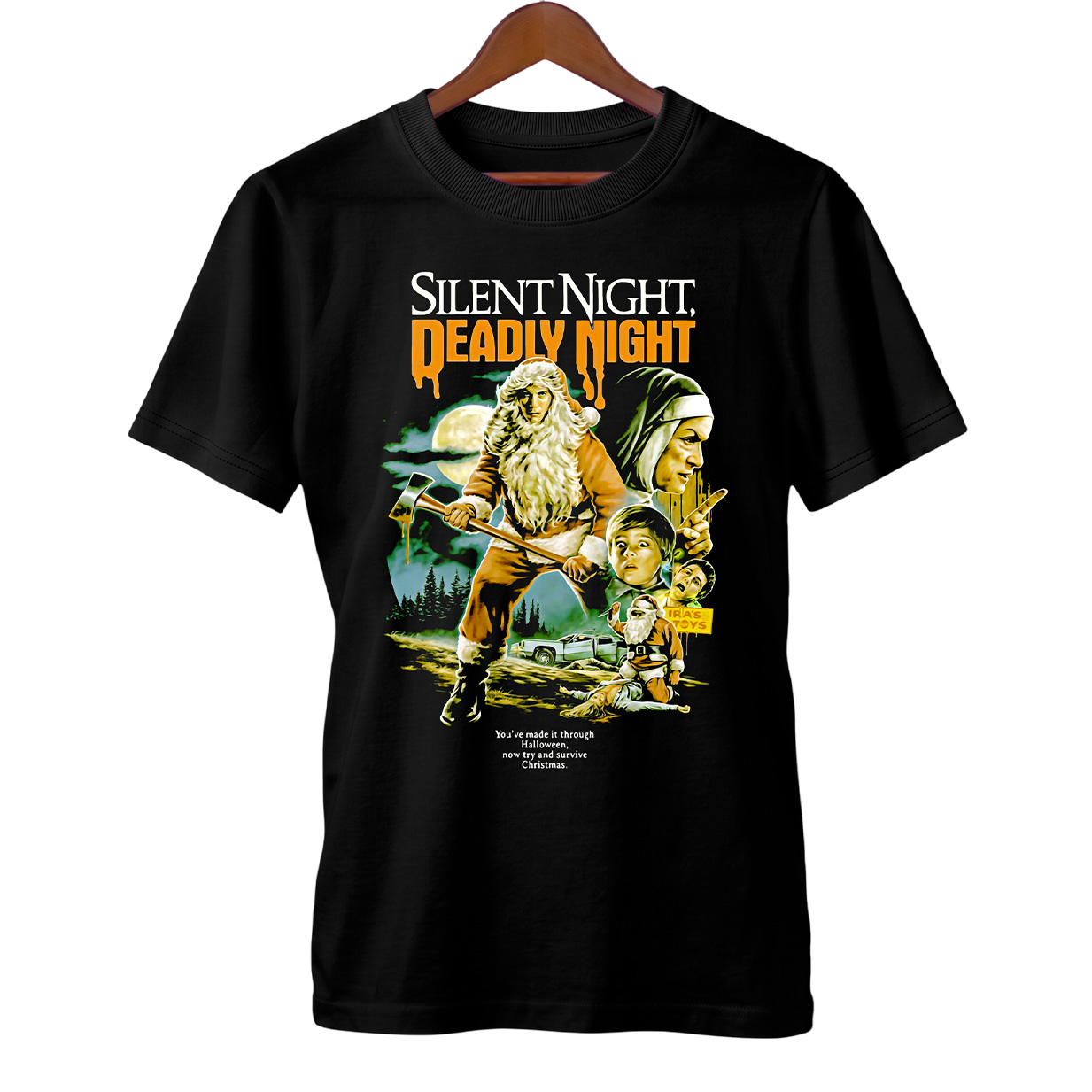 Camiseta Natal Sangrento | Natal Traumático | Filme de Terror