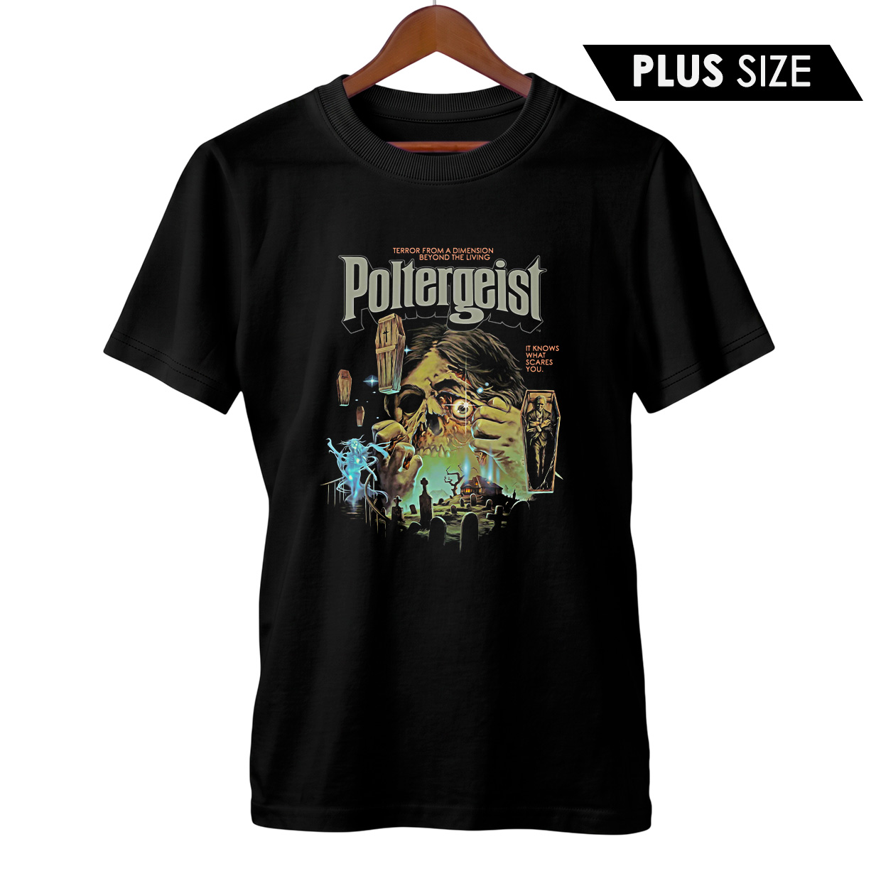 Camiseta Plus Size Poltergeist | Cemitério Vivo | Filme de Terror
