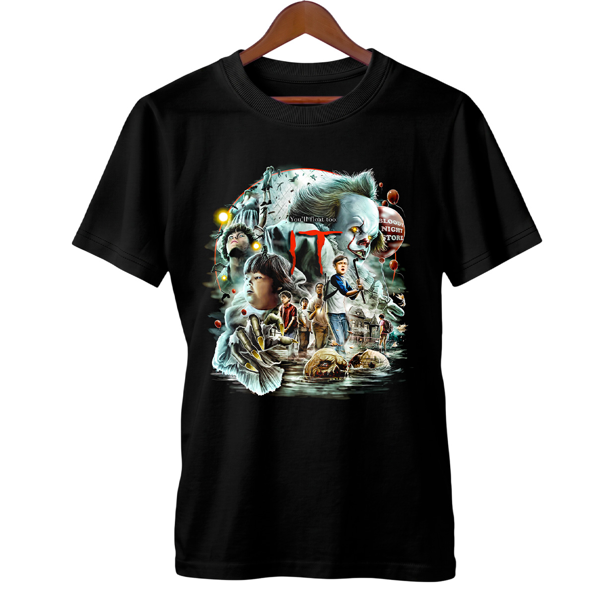 Camiseta IT A Coisa | Você Também Vai Flutuar | Filme de Terror