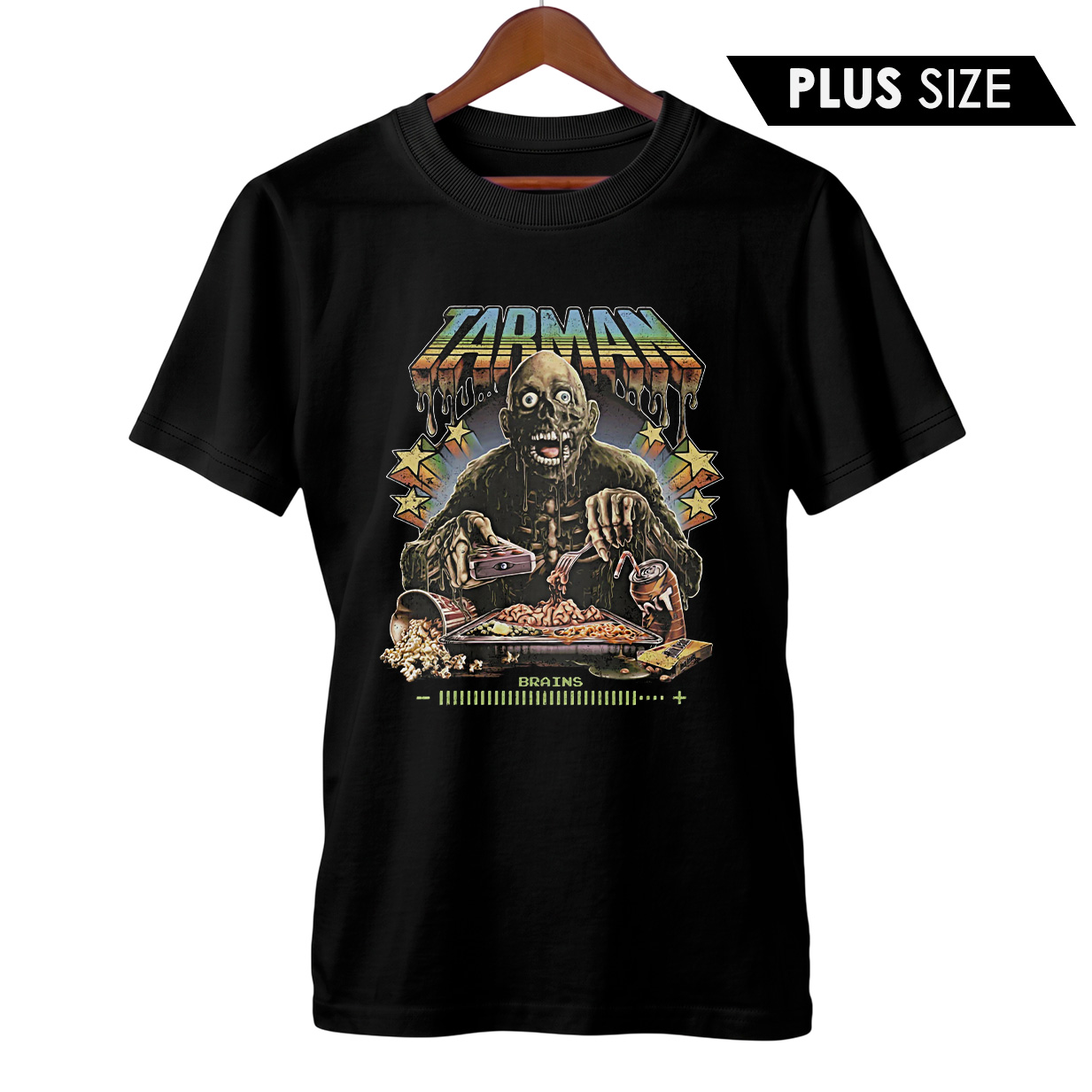 Camiseta Plus Size A Volta dos Mortos Vivos | Tarman Faminto | Filme de Terror