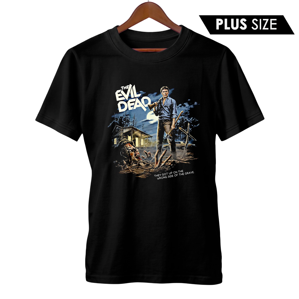 Camiseta Plus Size A Morte do Demônio - Evil Dead | Cabana Amaldiçoada | Filme de Terror