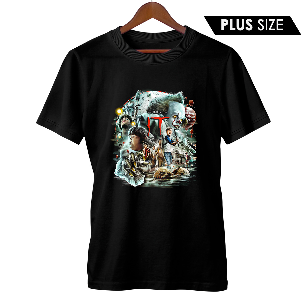 Camiseta Plus Size IT A Coisa | Você Também Vai Flutuar | Filme de Terror
