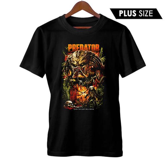 Camiseta Plus Size O Predador | Selva Mortal | Filme de Ficção Científica