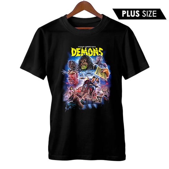 Camiseta Plus Size Demons – Filhos das Trevas | Sessão Maldita | Filme de Terror