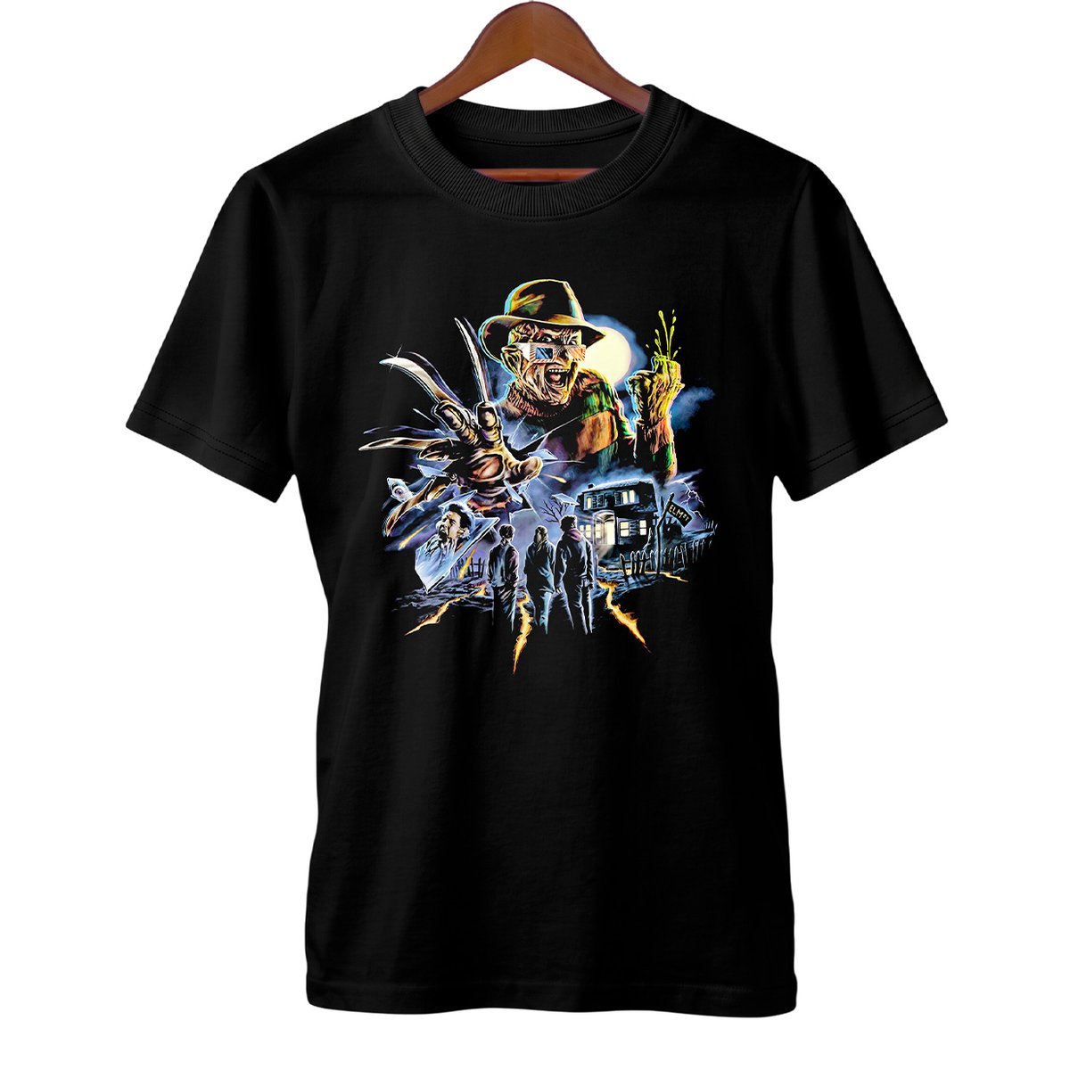 Nome do produto: Camiseta A Hora do Pesadelo 6 | Freddy em 3D | Filme de Terror