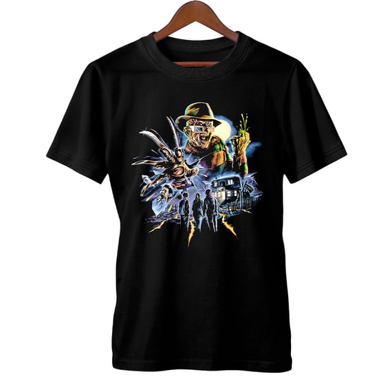 Camiseta A Hora do Pesadelo 6 | Freddy em 3D | Filme de Terror