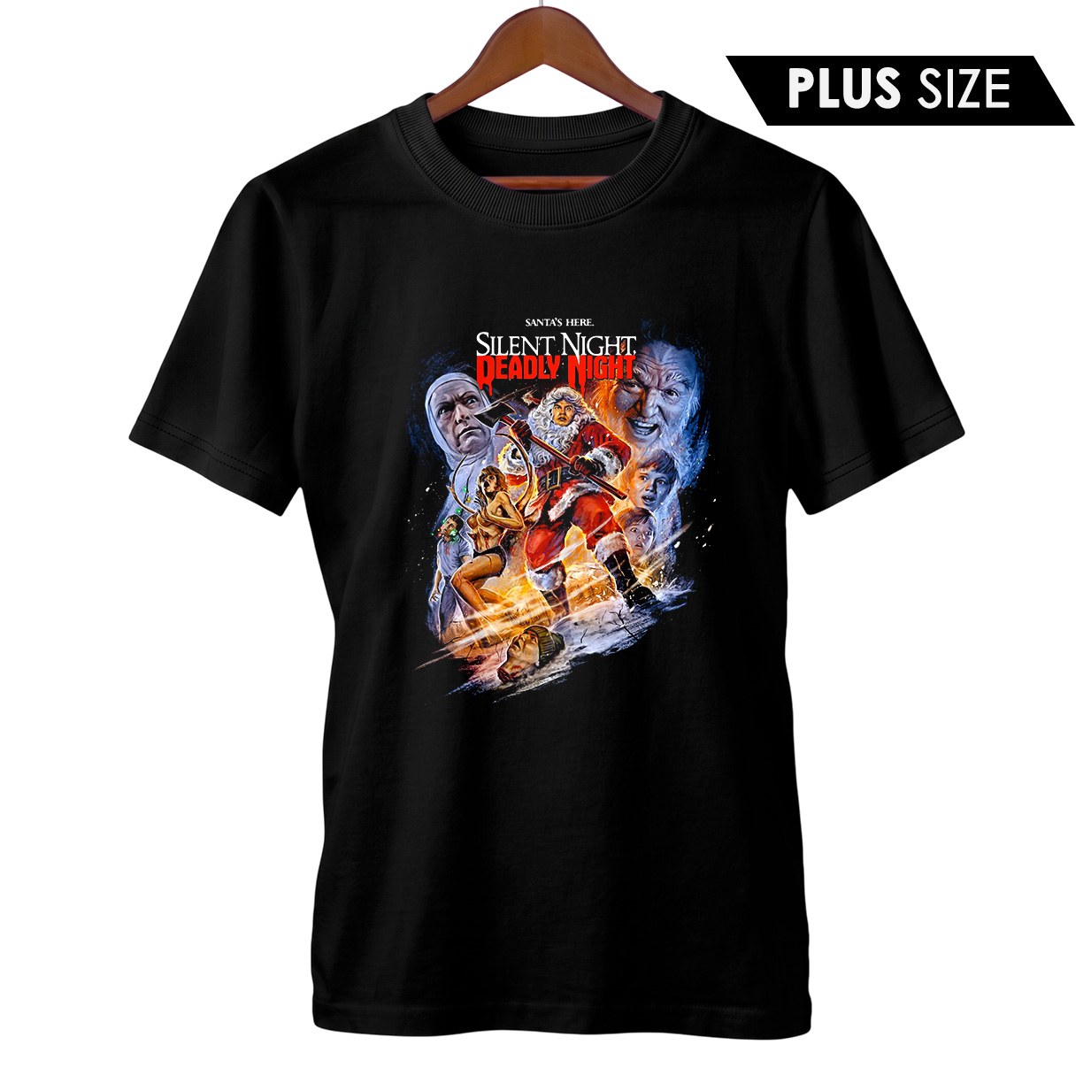 Camiseta Plus Size Natal Sangrento | A Noite dos Malcriados | Filme de Terror