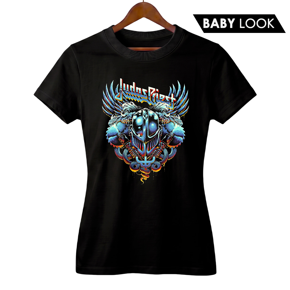 Baby Look Feminina Judas Priest | Painkiller | Rock
