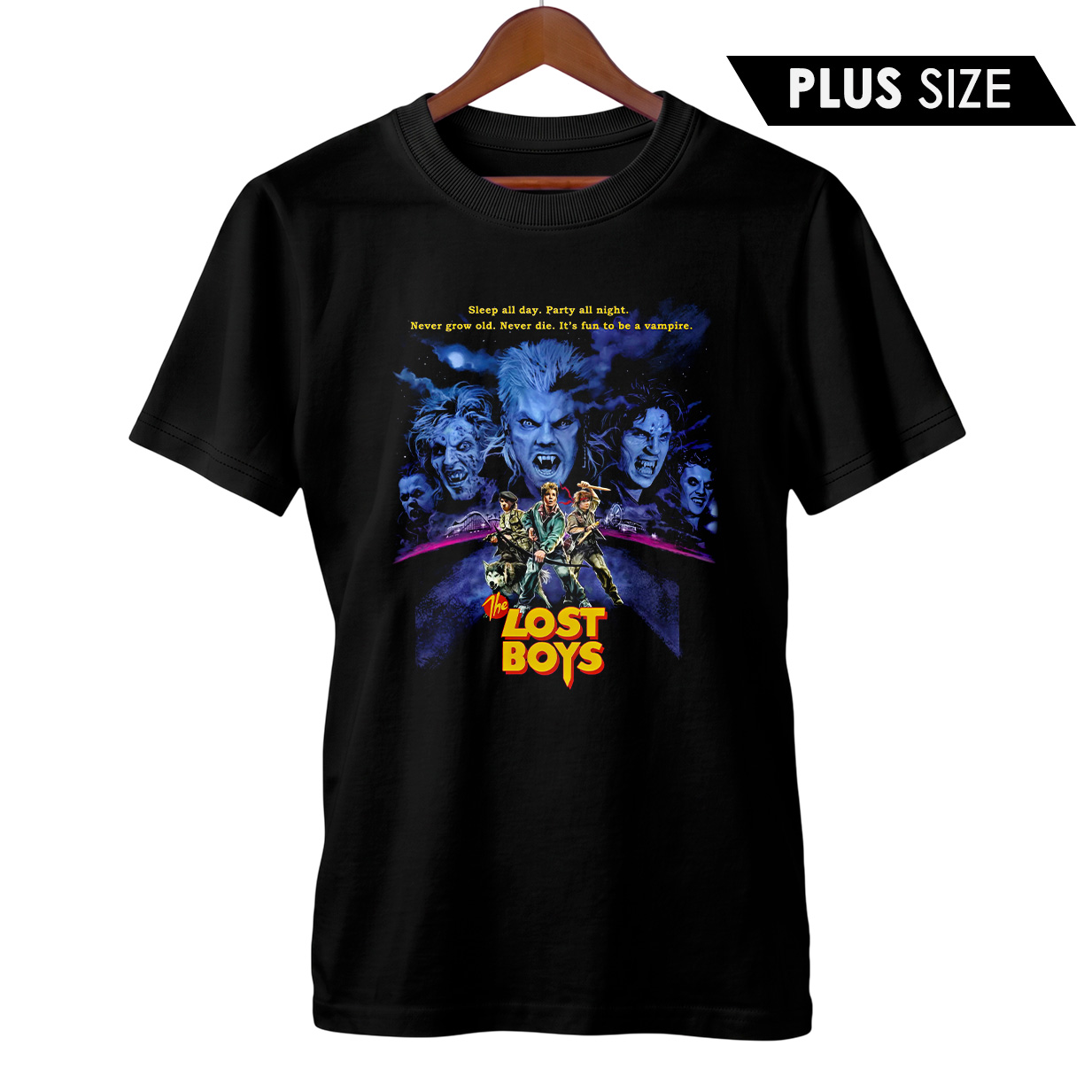 Camiseta Plus Size Os Garotos Perdidos | Vampiros de Santa Carla | Filme de Terror