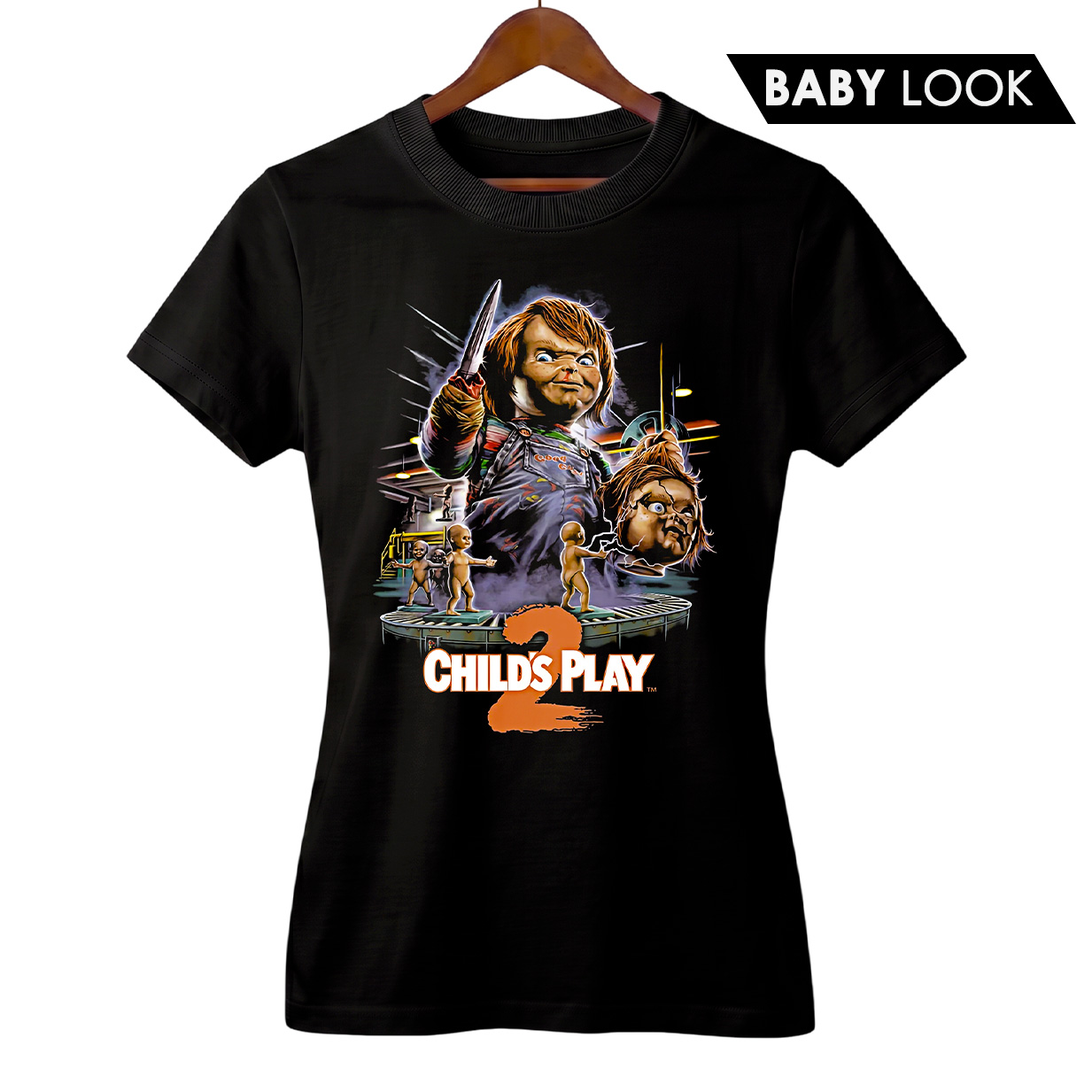 Baby Look Feminina Brinquedo Assassino 2 | Chucky | Filme de Terror