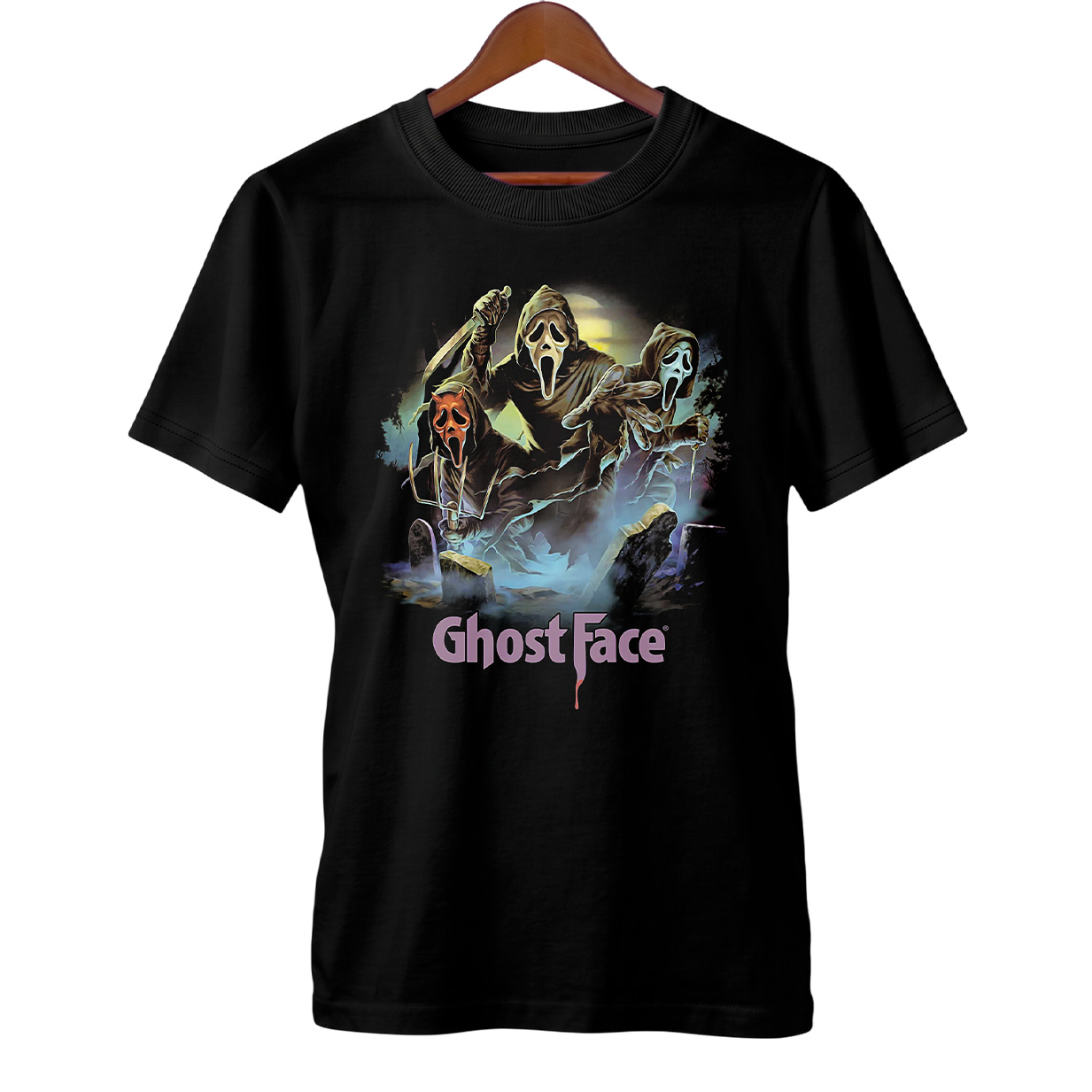 Camiseta Pânico | Caçadores da Noite | Ghostface | Filme de Terror