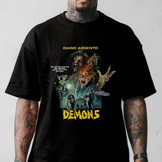 Nome do produto Camiseta Plus Size Demons – Filhos das Trevas | A Noite dos Possuídos | Filme de Terror