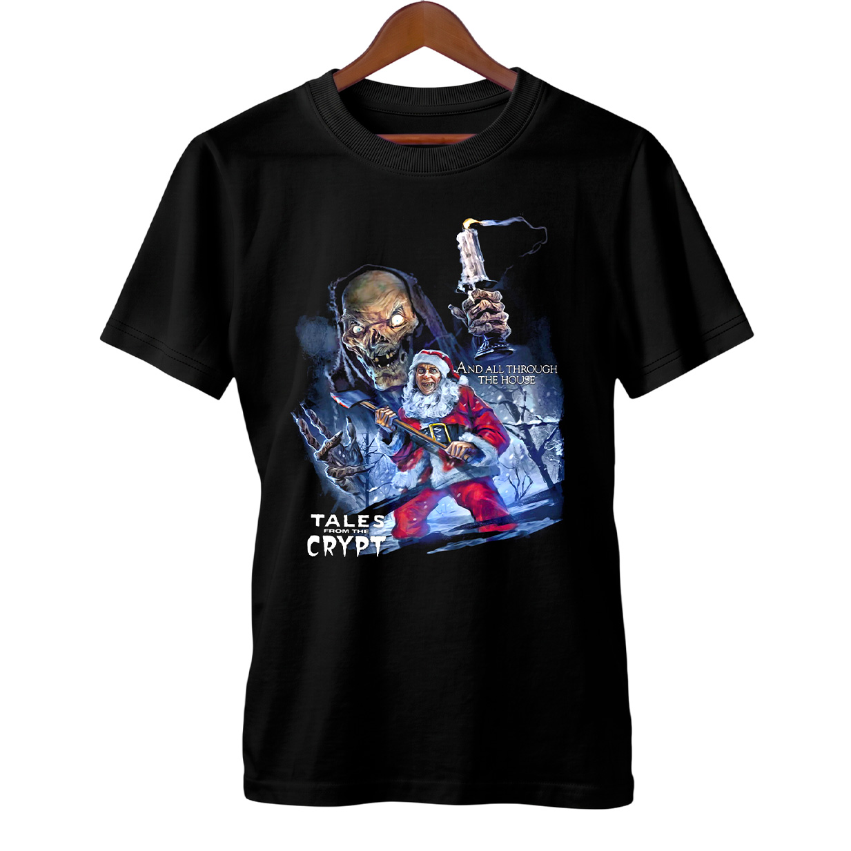 Camiseta Contos da Cripta | Terror na Noite de Natal | Série de Terror