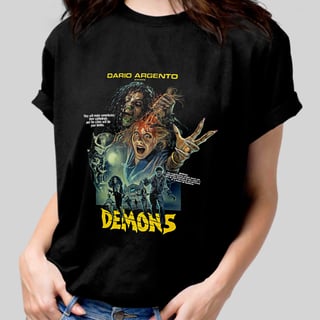 Nome do produto Camiseta Demons – Filhos das Trevas | A Noite dos Possuídos | Filme de Terror