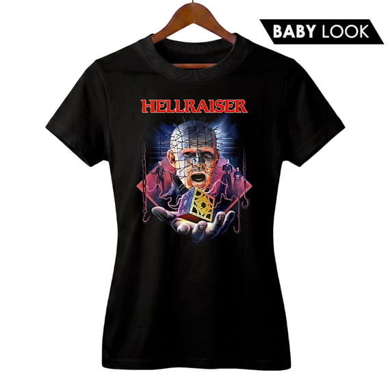 Baby Look Feminina Hellraiser | Renascido do Inferno | Filme de Terror