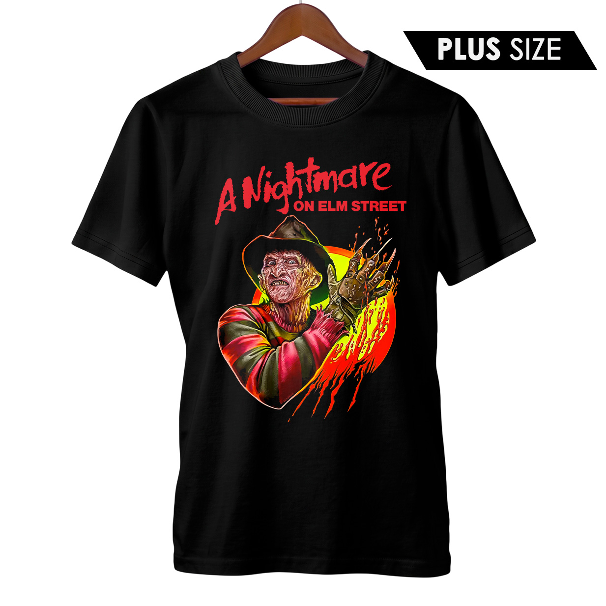 Camiseta Plus Size Freddy Krueger | A Hora do Pesadelo | Filme de Terror