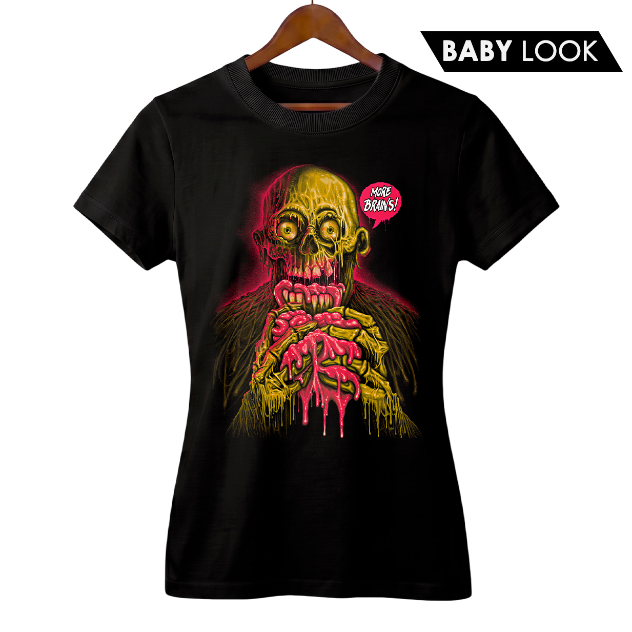 Camiseta Feminina A Volta dos Mortos Vivos - Tarman | Cérebro | Filme de Terror