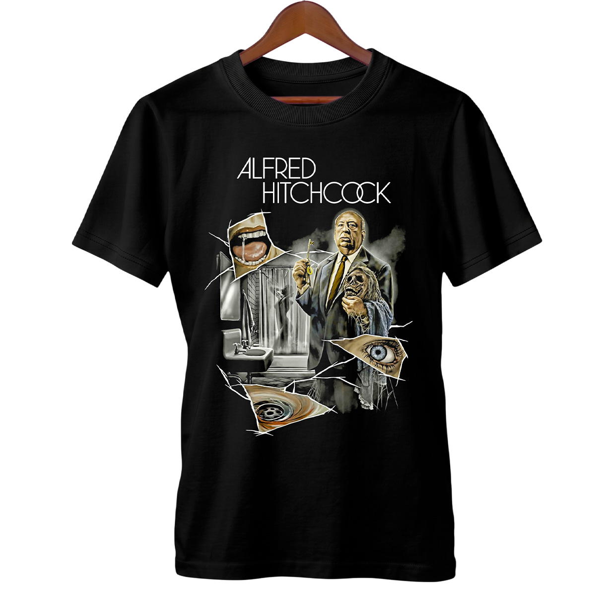 Camiseta Alfred Hitchcock | Filme de Terror