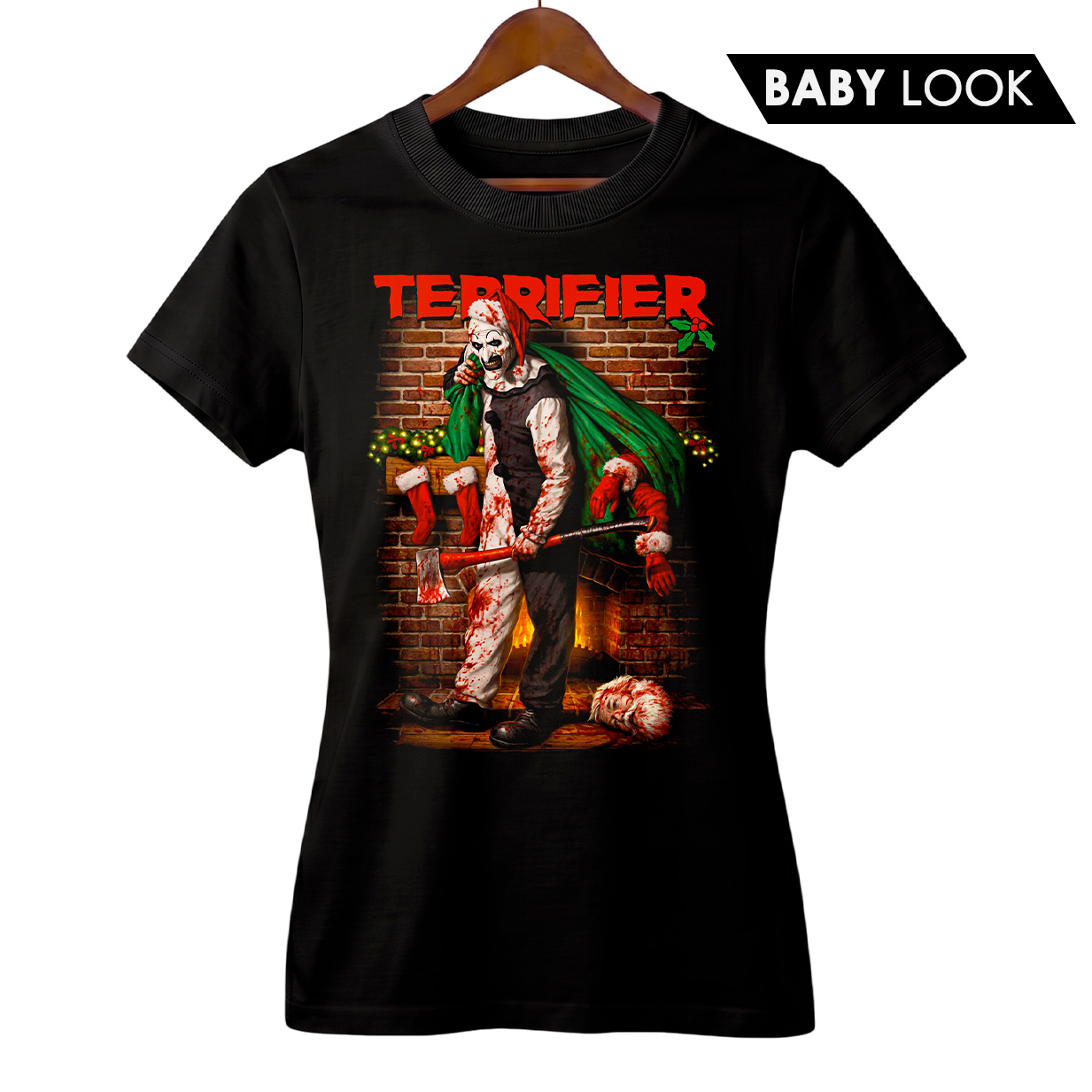Baby Look Feminina Terrifier | Slasher de Natal | Filme de Terror