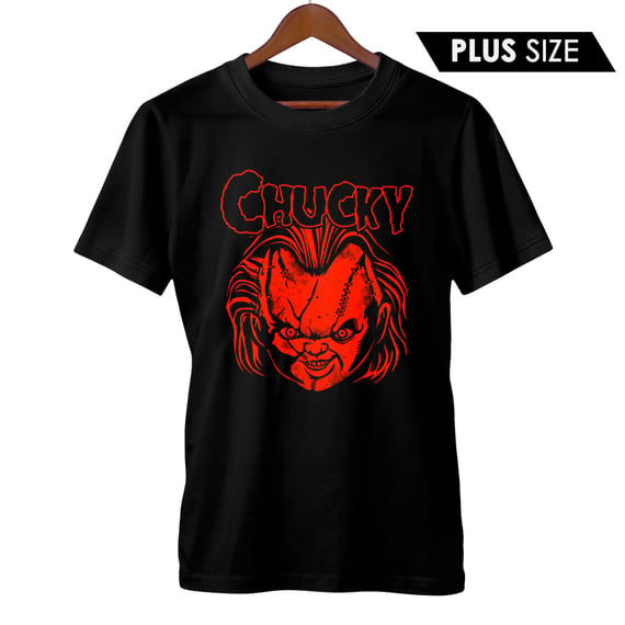 Camiseta Plus Size Chucky + Banda Misfits | Rock Horror