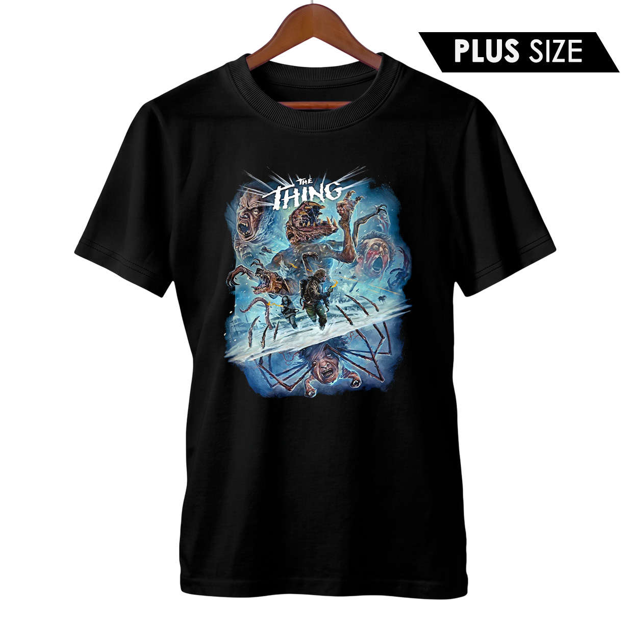 Camiseta Plus Size O Enigma de Outro Mundo | Ninguém é o que Parece | Filme de Terror