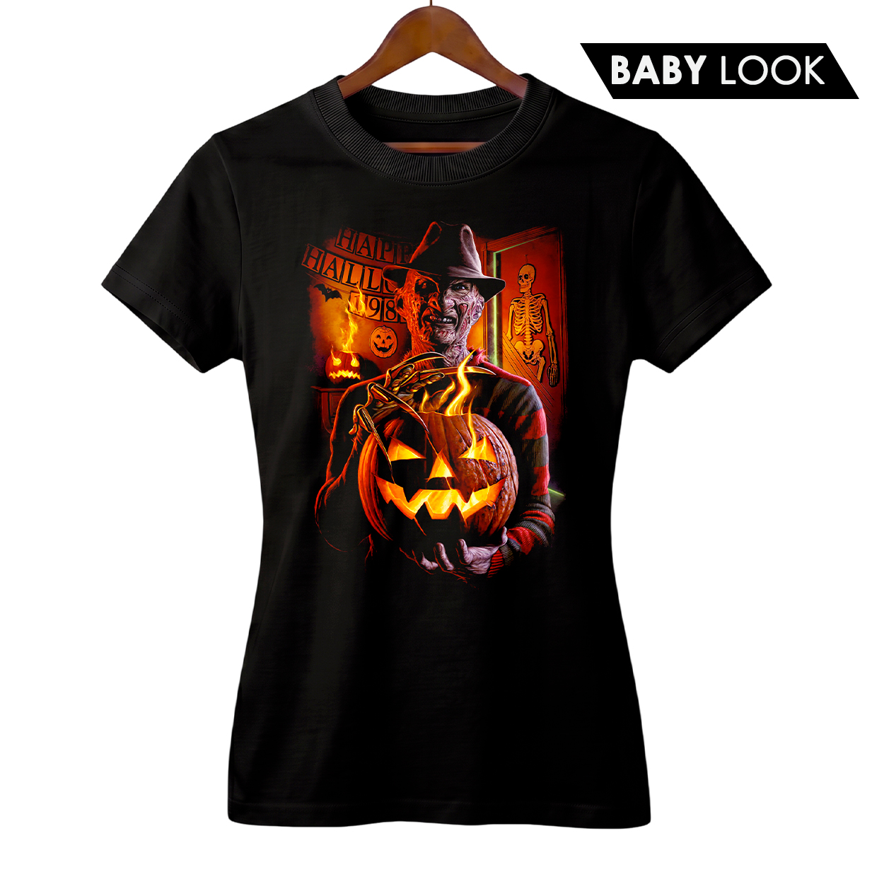Baby Look Feminina A Hora do Pesadelo | Doces ou Pesadelos | Filme de Terror